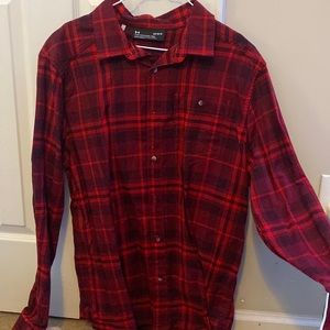 under armor button down